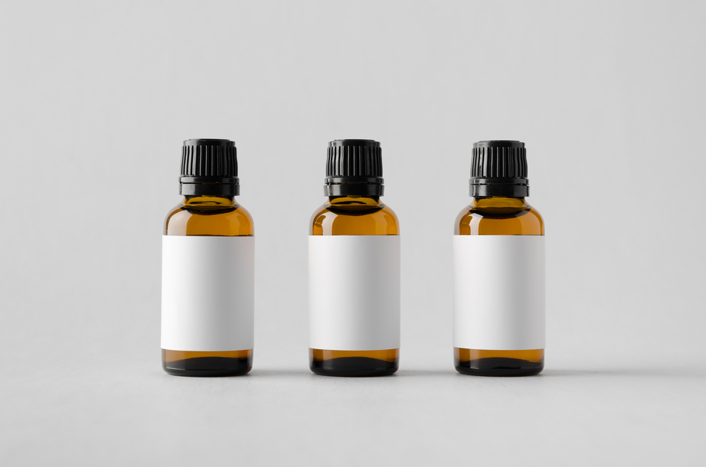 Essential Oil Bottle Label Design